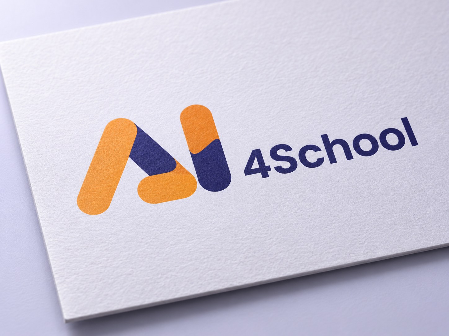 Primary lockup, letterpress card