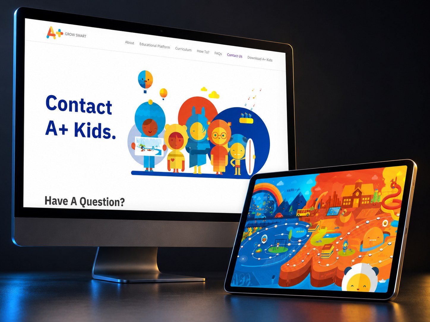 Marketing site and iPad app