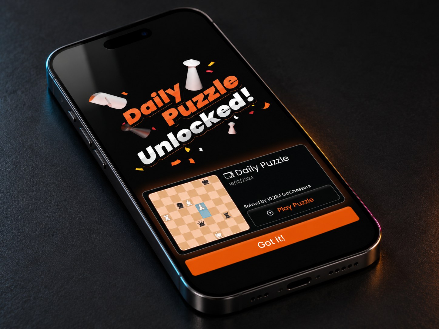 Daily puzzle unlocked