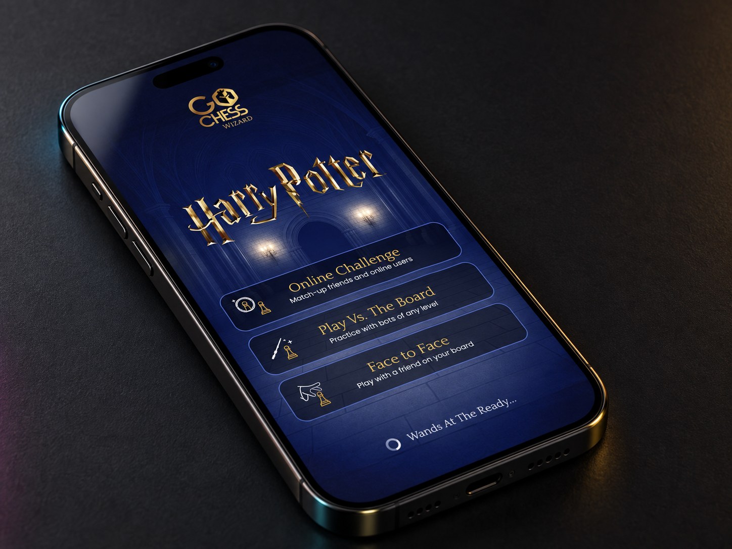 Wizarding main menu